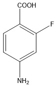 2-氟4-氨基苯甲酸